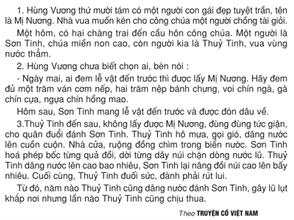 Nói và nghe: Kể chuyện Sơn Tinh, Thuỷ Tinh trang 90 Tiếng Việt lớp 3 Tập 2 | Kết nối tri thức Noi Va Nghe Ke Chuyen Son Tinh Thuy Tinh 133234 