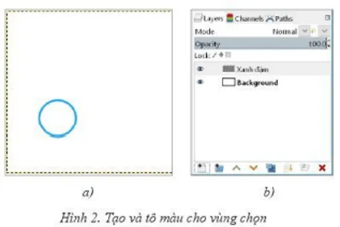 Em hãy tạo tệp ảnh mới và thiết kế logo Olympic Việt Nam như Hình 1 Bai 1 Trang 168 Tin Hoc 10 145193