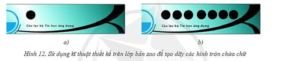 Hãy thiết kế banner Câu lạc bộ Tin học ứng dụng của lớp 10A5 như Hình 5 Bai 2 Trang 170 Tin Hoc 10 145203