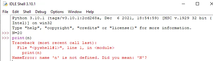 Python phân biệt chữ hoa và chữ thường, bởi vậy chương trình ở Hình 3 có lỗi Bai 3 Trang 62 Tin Hoc 10 1.1