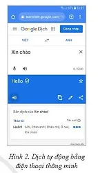 Em hãy sử dụng điện thoại thông minh để dịch một đoạn văn bản, một câu hội thoại tùy chọn sang ngôn ngữ khác Van Dung Trang 31 Tin Hoc 10
