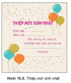 Thiết kế một thiệp đơn giản sinh nhật, tiệc Noel Luyen Tap 1 Trang 85 Tin Hoc 10