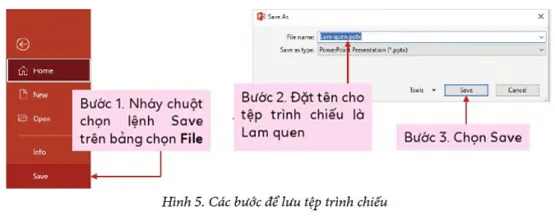 Tin học lớp 3 Bài 1: Em làm quen với phần mềm trình chiếu trang 49, 50, 51 | Cánh diều Bai 1 Em Lam Quen Voi Phan Mem Trinh Chieu 7