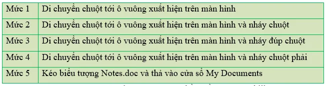 Tin học lớp 3 Bài 2: Em luyện tập sử dụng chuột trang 58 | Cánh diều Bai 2 Em Luyen Tap Su Dung Chuot 8