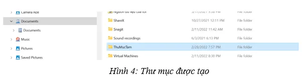Tạo thư mục mới tên là ThuMucMoi trên màn hình nền Desktop Bai 1 Trang 19 Tin Hoc 7 Chan Troi 3