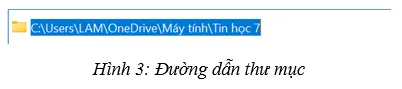 Khám phá thanh đường dẫn Thao tác và trả lời các câu hỏi sau đây Bai 6 Trang 18 Tin Hoc 7 Chan Troi