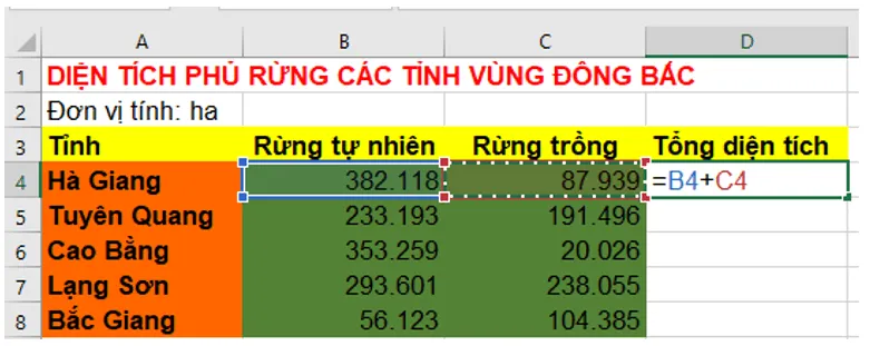 Em hãy tạo một trang tính mới Van Dung 2 Trang 38 Tin Hoc Lop 7 Kntt 1