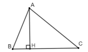 Cho tam giác nhọn ABC, kẻ đường cao AH. Chứng minh rằng Bai 6 Trang 98 Toan Lop 10 Tap 1