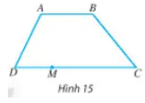 Cho hình thang ABCD có hai đáy là AB và DC (Hình 15). Điểm M nằm trên đoạn DC Bai 2 Trang 86 Toan Lop 10 Tap 1