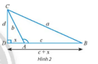 Cho tam giác ABC không phải là tam giác vuông với góc A nhọn và góc C lớn hơn bằng góc B Hoat Dong Kham Pha 1 Trang 66 Toan 10 Tap 1 1