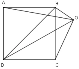 Cho hình vuông ABCD có cạnh bằng 1 và một điểm O tùy ý. Tính độ dài vectơ a = vectơ OB - vectơ OD  Thuc Hanh 4 Trang 92 Toan 10 Tap 1