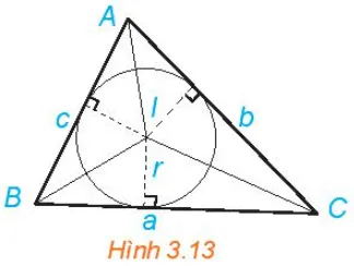 Cho ΔABC với I là tâm đường tròn nội tiếp tam giác A Sua Hd4 Trang 41 Toan 10 Tap 1