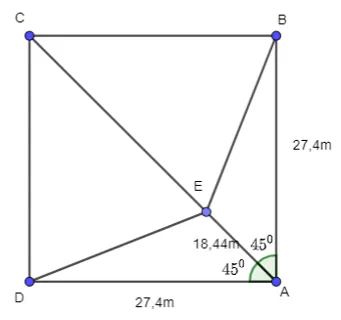 Trên sân bóng chày dành cho nam, các vị trí gôn Nhà (Home plate) Bai 3 19 Trang 45 Toan Lop 10 Tap 1 1