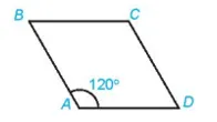 Cho hình thoi ABCD với cạnh có độ dài bằng 1 và góc BAD = 120 độ Luyen Tap 1 Trang 52 Toan 10 Tap 1