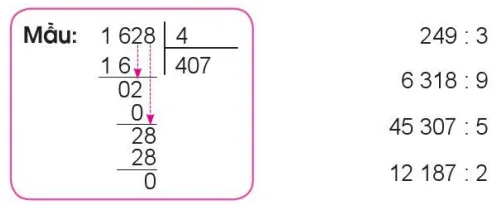 Toán lớp 3 trang 71, 72 Chia cho số có một chữ số trong phạm vi 100 000 (Tiếp theo) | Cánh diều Chia Cho So Co Mot Chu So Trong Pham Vi 100 000 Tiep Theo Trang 71 126453