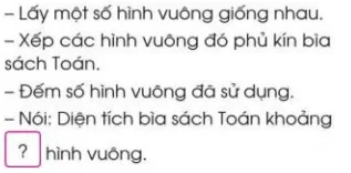 Toán lớp 3 trang 83, 84 Diện tích một hình | Cánh diều Dien Tich Mot Hinh 126004