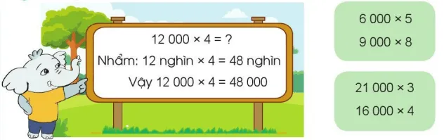 Toán lớp 3 trang 61, 62 Nhân với số có một chữ số (có nhớ) | Cánh diều Nhan Voi So Co Mot Chu So Co Nho 125925