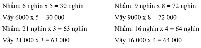 Toán lớp 3 trang 61, 62 Nhân với số có một chữ số (có nhớ) | Cánh diều Nhan Voi So Co Mot Chu So Co Nho 125928