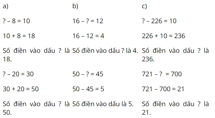 Toán lớp 3 trang 76, 77, 78 Tìm thành phần chưa biết của phép tính | Cánh diều Tim Thanh Phan Chua Biet Cua Phep Tinh 12598713