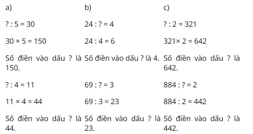 Toán lớp 3 trang 76, 77, 78 Tìm thành phần chưa biết của phép tính tiếp theo | Cánh diều Tim Thanh Phan Chua Biet Cua Phep Tinh Tiep Theo 1259871