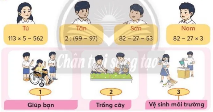 Toán lớp 3 trang 52 Luyện tập | Chân trời sáng tạo Nhan Voi So Co Mot Chu So Trong Pham Vi 1000 Tiep Theo 123075