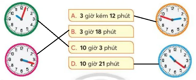 Toán lớp 3 trang 72 Luyện tập | Chân trời sáng tạo Xem Dong Ho Chuong 2 123143