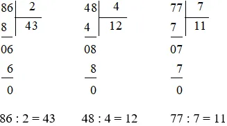 Toán lớp 3 Bài 26: Chia số có hai chữ số cho số có một chữ số (trang 75, 76, 77, 78) | Kết nối tri thức Hoat Dong Trang 75 76 Toan 3 Tap 1 2