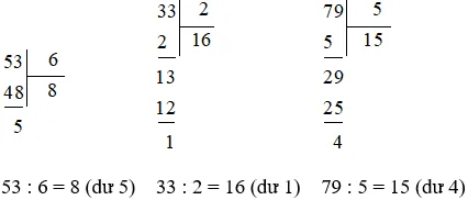 Toán lớp 3 Bài 26: Chia số có hai chữ số cho số có một chữ số (trang 75, 76, 77, 78) | Kết nối tri thức Hoat Dong Trang 77 Toan 3 Tap 1 2
