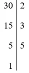 Phân tích mỗi số sau ra thừa số nguyên tố rồi tìm tập hợp các ước của mỗi số Bai 6 Trang 34 Toan Lop 6 Tap 1 Chan Troi