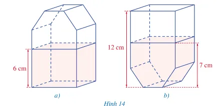 Hình 14a mô tả hình dạng của một hộp sữa và lượng sữa chứa trong hộp đó A Sua Bai 16 Trang 70 Toan Lop 7 Tap 1
