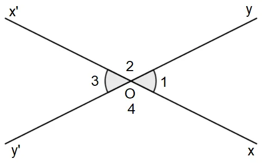 Cho một ví dụ về hai góc kề nhau, hai góc kề bù, hai góc đối đỉnh Bai 1 Trang 108 Toan Lop 7 Tap 1 128588