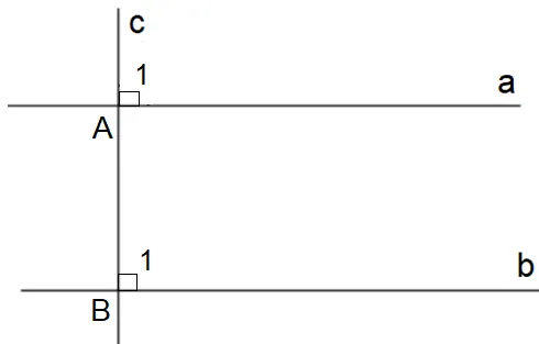 Cho định lí: Nếu hai đường thẳng phân biệt cùng vuông góc với một đường thẳng khác thì hai đường thẳng đó song song với nhau Bai 2 Trang 107 Toan Lop 7 Tap 1 128584