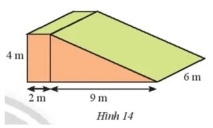 Để làm đường dẫn bắc ngang một con đê, người ta đúc một khối bê tông Bai 5 Trang 63 Toan Lop 7 Tap 1