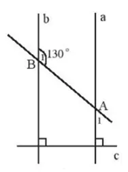 Cho Hình 5 có góc B1 = 130 độ Số đo của góc A1 là bao nhiêu Bai 6 Trang 87 Toan Lop 7 Tap 1 1
