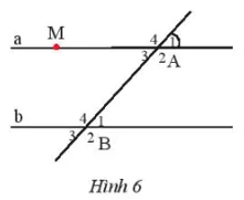 Cho Hình 6, biết hai đường thẳng a và b song song với nhau và góc A1= 50 độ Bai 7 Trang 87 Toan Lop 7 Tap 1