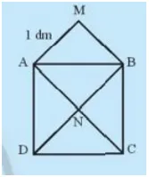 Cho hai hình vuông ABCD và AMBN như hình bên Kham Pha 2 Trang 31 Toan 7 Tap 1