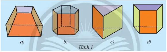 Hình nào sau đây có: các mặt bên là hình chữ nhật Kham Pha Trang 55 Toan 7 Tap 1