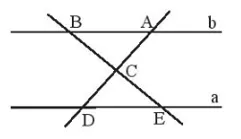 Tìm các cặp góc bằng nhau của hai tam giác ABC và DEC trong Hình 13 Van Dung 1 Trang 80 Toan 7 Tap 1 1