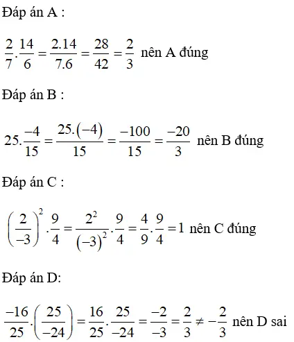 Trắc nghiệm: Phép nhân phân số - Bài tập Toán lớp 6 chọn lọc có đáp án, lời giải chi tiết Trac Nghiem Phep Nhan Phan So 9