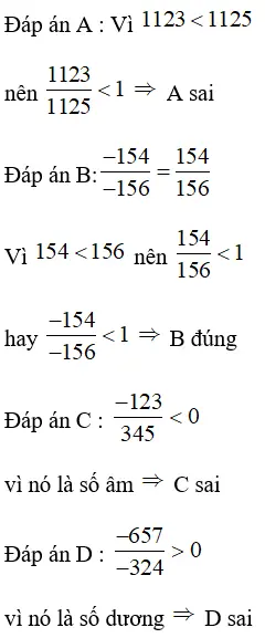 Trắc nghiệm: So sánh phân số - Bài tập Toán lớp 6 chọn lọc có đáp án, lời giải chi tiết Trac Nghiem So Sanh Phan So 2