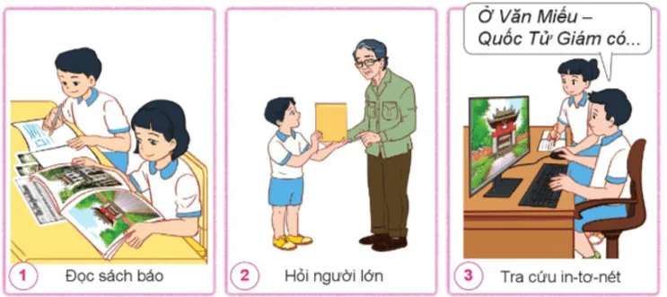 Tự nhiên xã hội lớp 3 Bài 11 trang 54 Thực hành | Cánh diều Thuc Hanh Trang 54 1