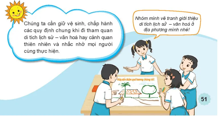 Tự nhiên xã hội lớp 3 Bài 11 trang 51 Vận dụng - Kết nối tri thức Van Dung Trang 51 1