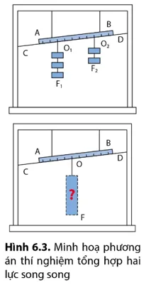 Số quả cân phải treo tại O trong hình 6.3 là bao nhiêu để công thức (1) được nghiệm đúng? Cau Hoi 2 Trang 72 Vat Li 10