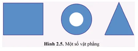 Để xác định trọng tâm của một vật phẳng, ta có thể thực hiện như sau (hình 2.4) Van Dung 1 Trang 50 Vat Li 10 A