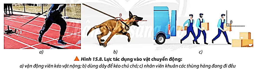 Quan sát hình 15.8, thảo luận để phân tích mối quan hệ về hướng của lực tác dụng Cau Hoi 6 Trang 97 Vat Li 10