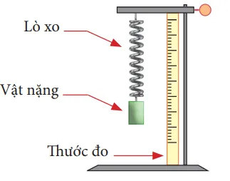 Với các dụng cụ sau đây: giá đỡ thí nghiệm; các lò xo; hộp quả cân; thước đo Hoat Dong Trang 129 Vat Li 10 132408