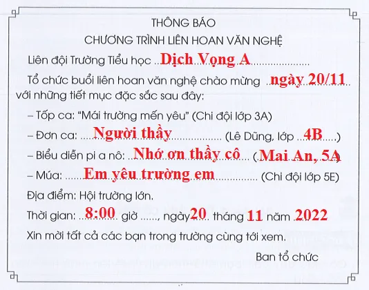 Em yêu nghệ thuật trang 75, 76 Vở bài tập Tiếng Việt lớp 3 Tập 1 | Cánh diều Bai Viet 2 Trang 75 76 Vbt Tieng Viet Lop 3 146660