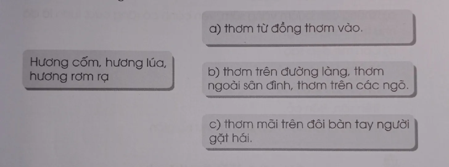 Vở bài tập Tiếng Việt lớp 3 Tập 2 trang 14, 15 Đọc hiểu: Hương làng | Cánh diều Doc Hieu Trang 14 15 Vbt Tieng Viet Lop 3 2