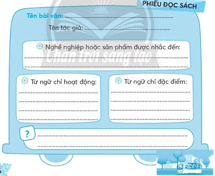 Vở bài tập Tiếng Việt lớp 3 Bài 3: Bàn tay cô giáo trang 66, 67, 68, 69, 70 Tập 1 | Chân trời sáng tạo Bai 3 Ban Tay Co Giao Sgk Tr 96 1