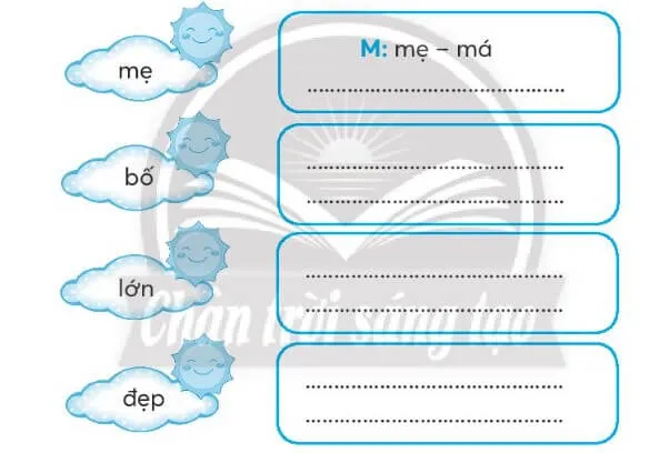 Vở bài tập Tiếng Việt lớp 3 Bài 3: Bàn tay cô giáo trang 66, 67, 68, 69, 70 Tập 1 | Chân trời sáng tạo Bai 3 Ban Tay Co Giao Sgk Tr 96 3